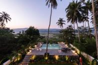 Whether located in tourist hotspots or off the beaten track, Lohono Stays assure guests of an exclusive holiday experience. The four-bedroom Villa Loto Bianco in Siolim, Goa, is cocooned in greenery with lush paddy-field views – a birder’s paradise. <em>Featured here, Villa Loto Bianco, Goa.</em>