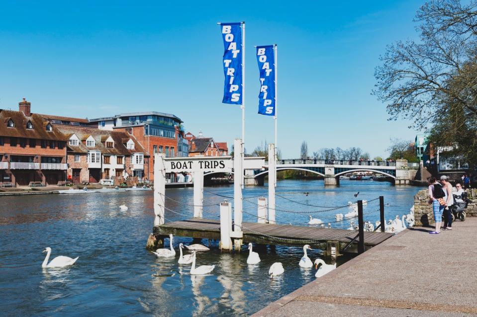 The Thames means lots of fun either on the water or beside it (Getty Images)