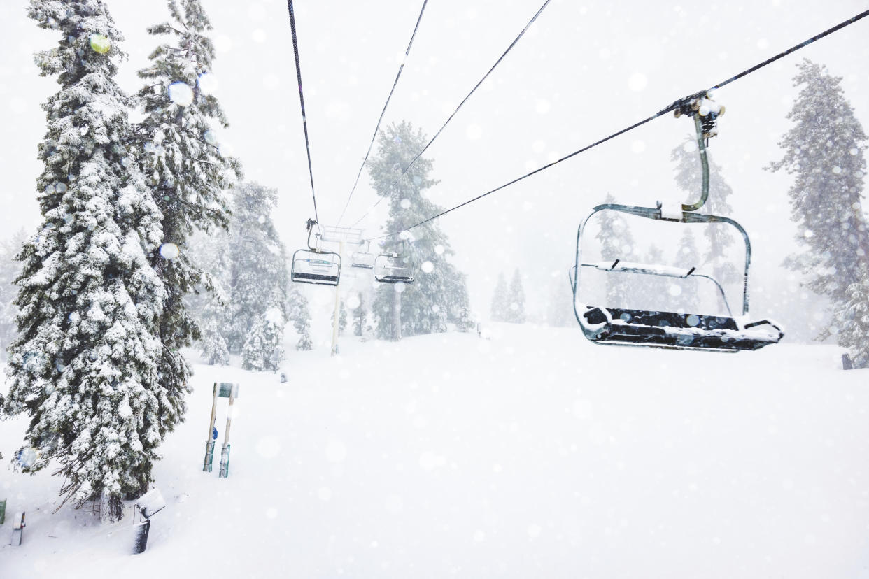 One of the most significant storms of the season hit Big Bear Mountain Ski resort, with 17