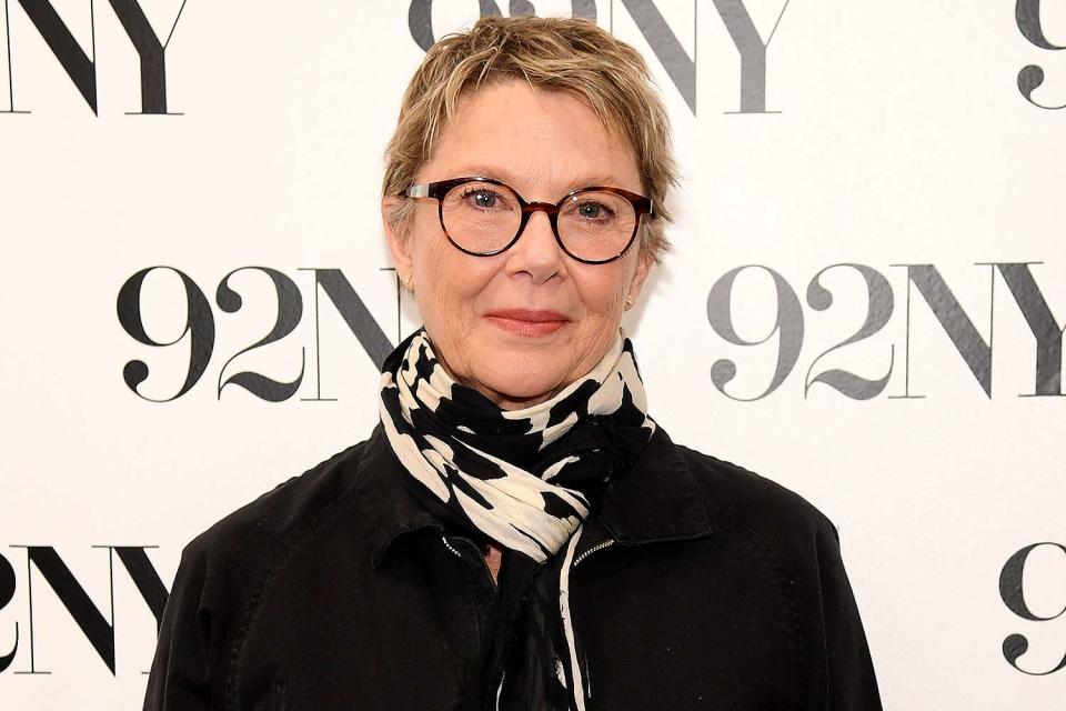 <p>Gary Gershoff/Getty Images</p> Annette Bening in New York City on Jan. 11, 2024