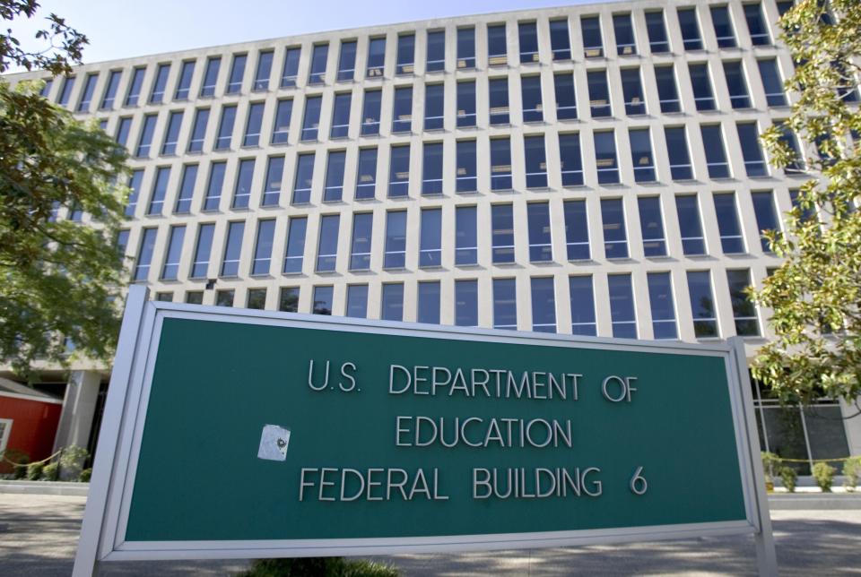 The US Department of Education building is shown in Washington, DC in 2007.