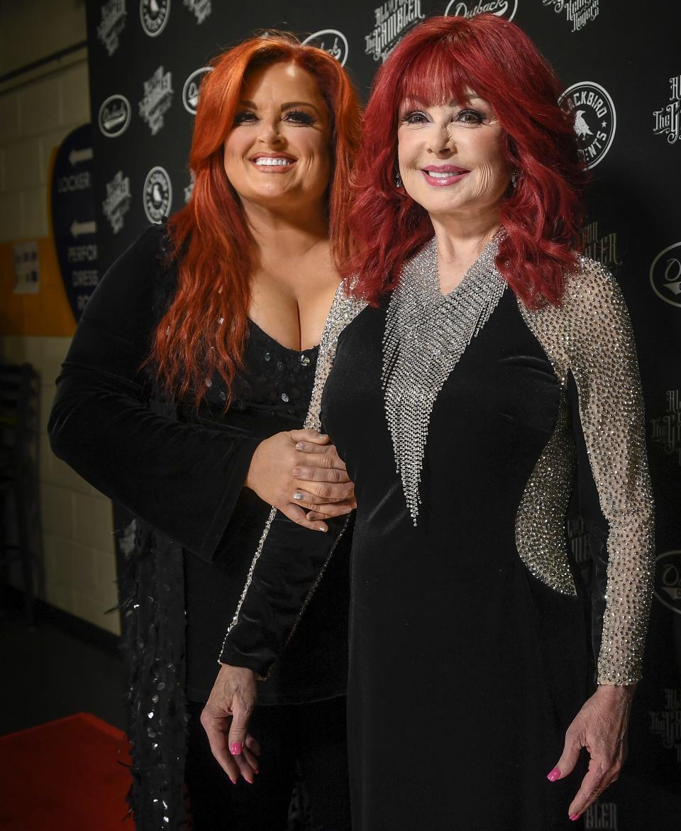 The Judds arrive at "All in for the Gambler: Kenny Rogers' Farewell Concert Celebration" at Bridgestone Arena on Oct. 25, 2017.