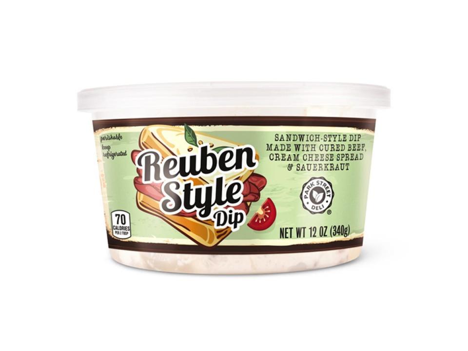 Green package of Reuben dip at Aldi