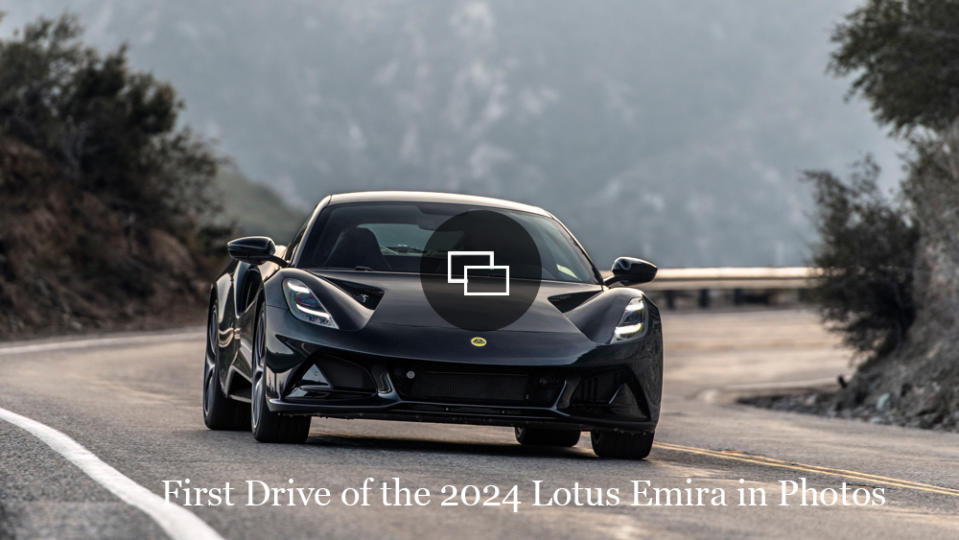 Driving the 2024 Lotus Emira.