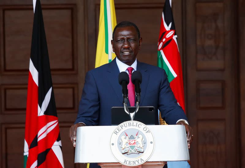 Kenya's President announces government spending cuts after protest against Kenya's proposed finance bill 2024/2025, in Nairobi