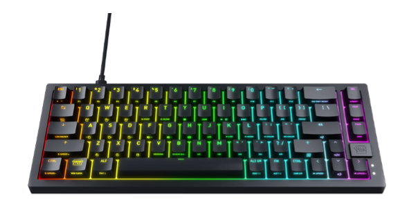 The CHERRY XTRFY K5V2 keyboard comes in compact black or transparent white