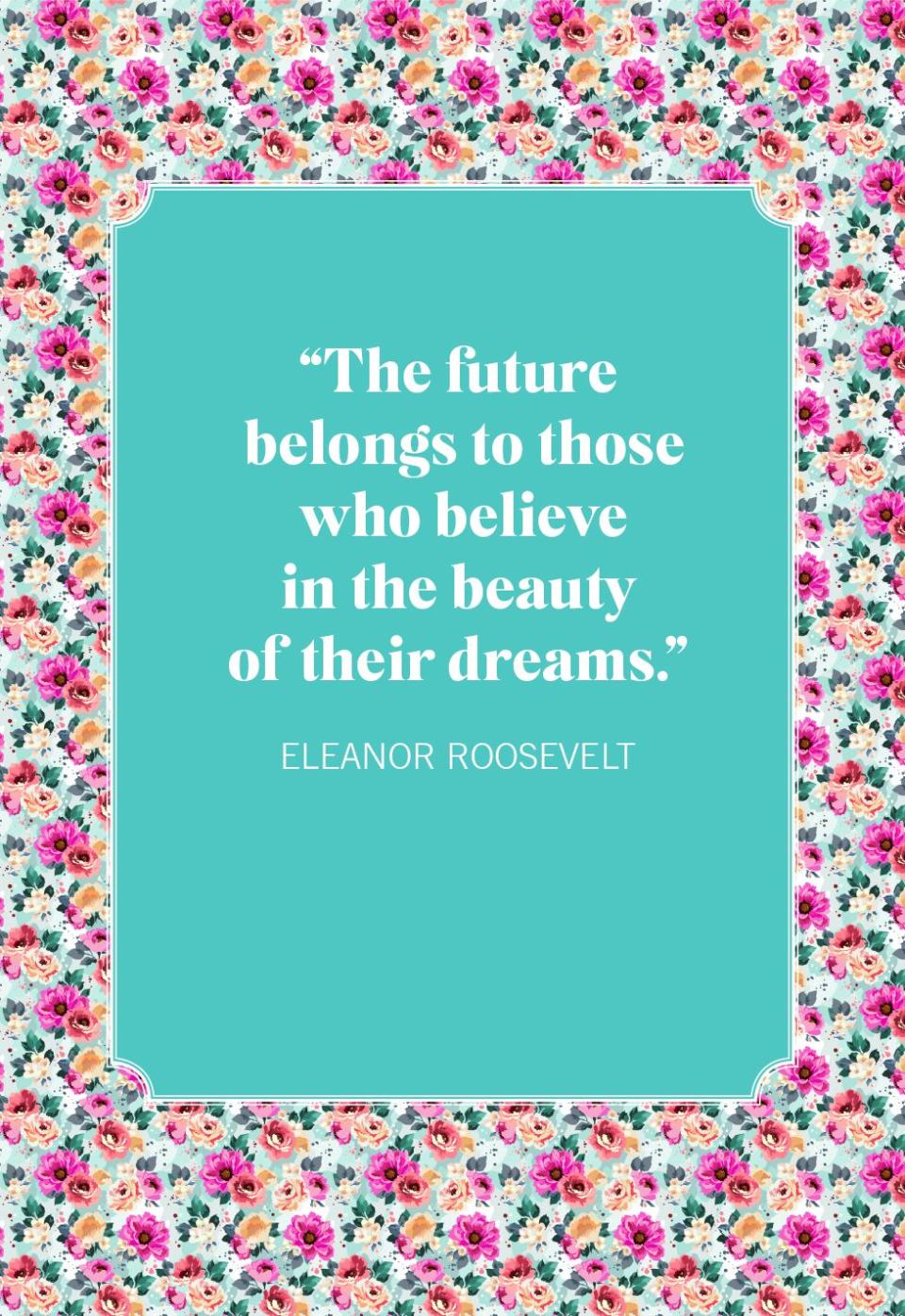 graduation quotes eleanor roosevelt