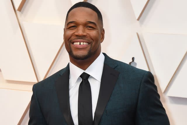 <p>Jeff Kravitz/FilmMagic</p> Michael Strahan