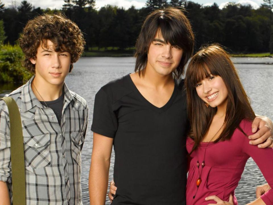 <em>Camp Rock </em>stars Nick Jonas, Joe Jonas and Demi Lovato