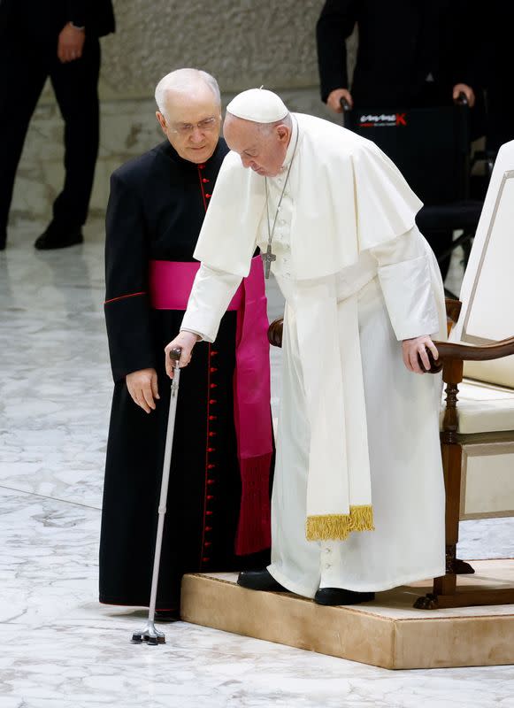 Weekly general audience in Paul VI hall at the Vatican