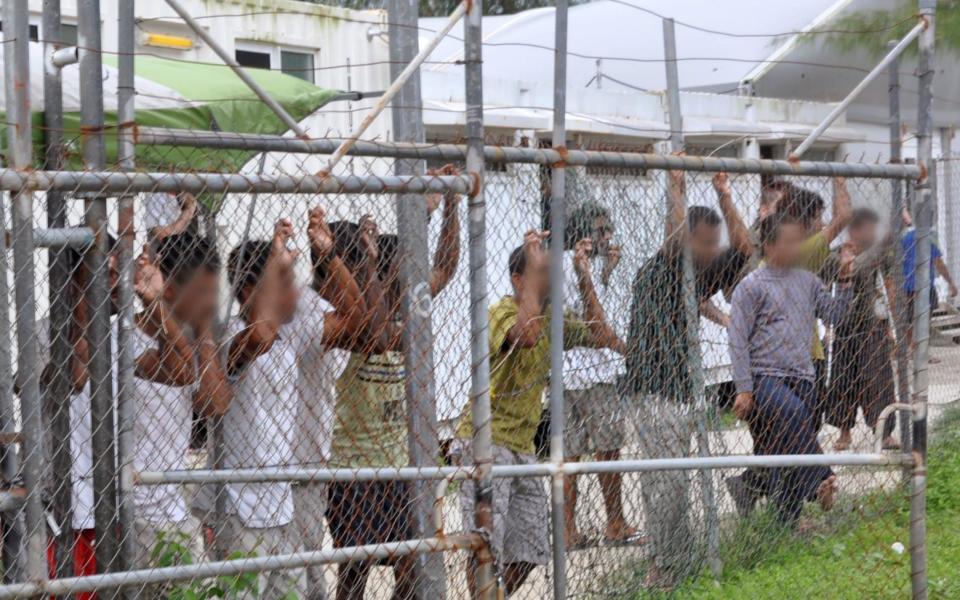 Many refugees living in difficult conditions on the remote islands of Nauru and Manus had hoped for a more lenient policy from the Labor opposition, who had been tipped to win the election - AAP