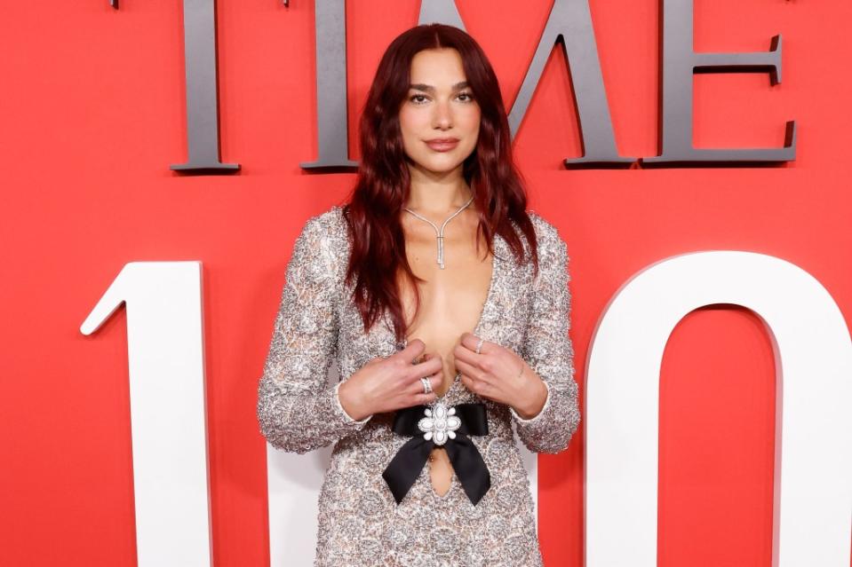 Dua Lipa was honored as one of Time100’s most influential people at New York’s Lincoln Center last week. FilmMagic