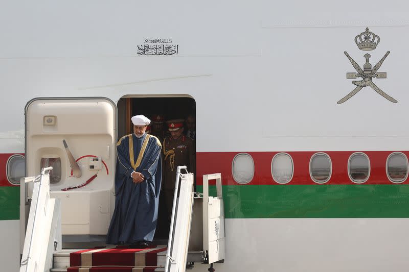 Oman's Sultan Haitham bin Tariq visits Iran