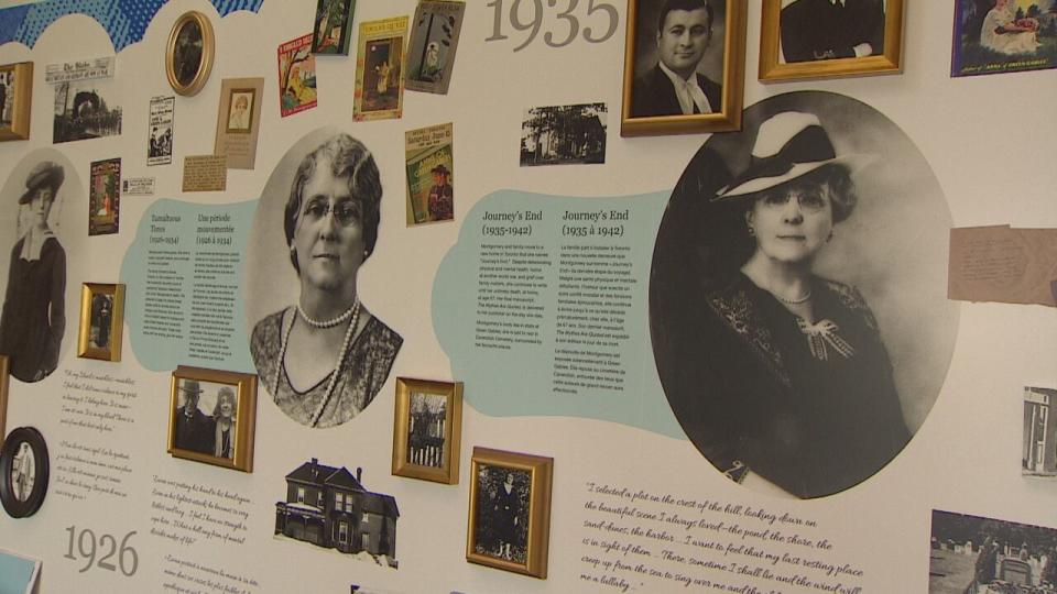 There is also an exhibit that focuses on Montgomery's determination and perseverance in her writing career.