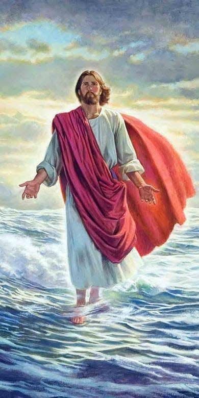 This is the image a hacker posted on the city of Daytona Beach's Facebook page earlier this week. The picture of Jesus Christ walking on water is now removed, and the city's usual posts have resumed.