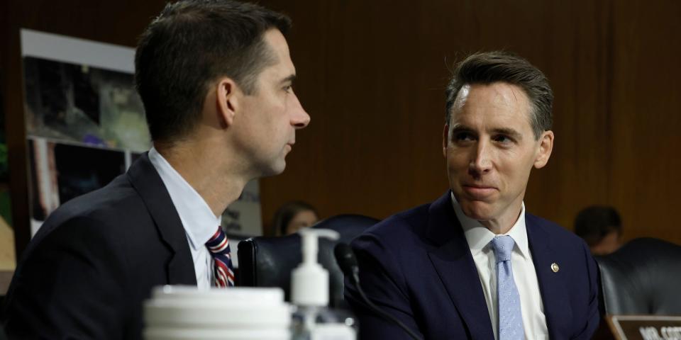 Tom Cotton and Josh Hawley