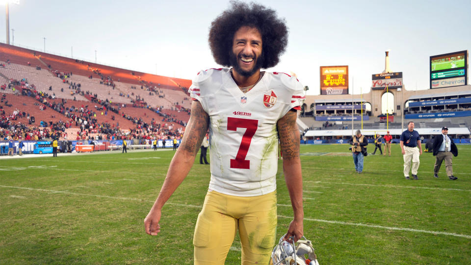 Colin Kaepernick will receive an award from Harvard University.