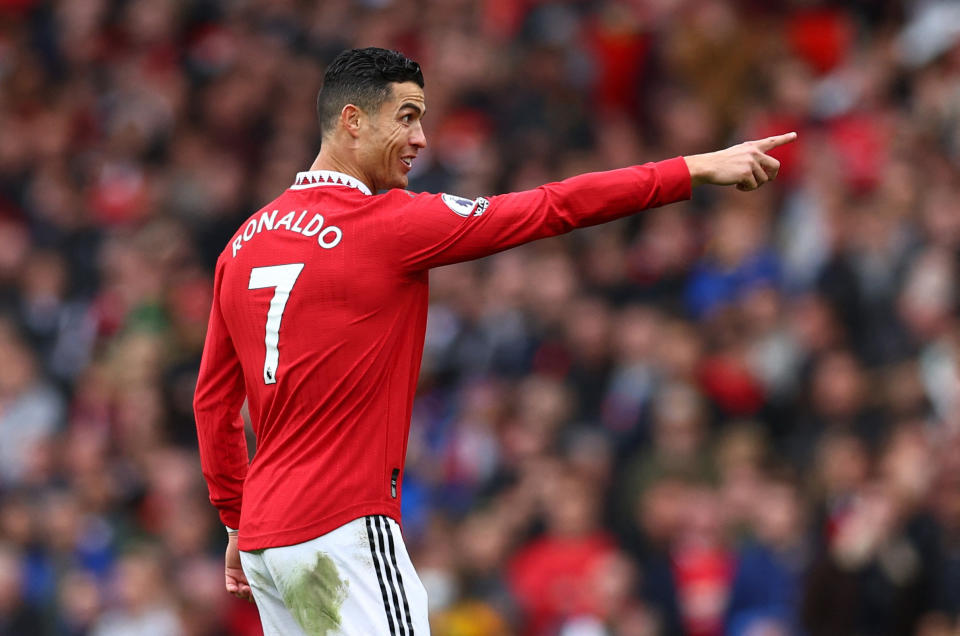 Manchester United's Cristiano Ronaldo