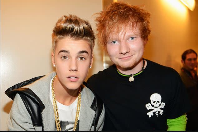 Ed drunkenly hit Justin in the face with a golf club (Photo: Instagram)