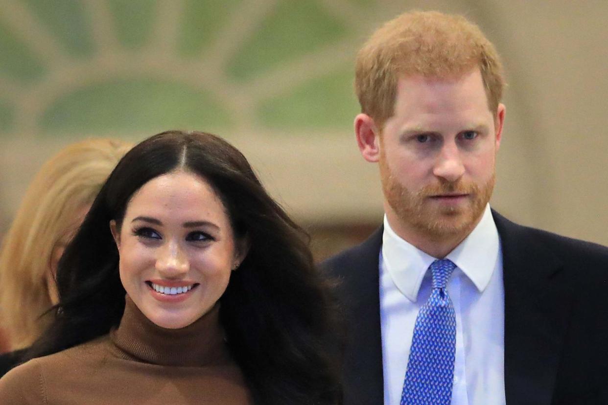 The Duke and Duchess of Sussex are transitioning away from royal life: PA