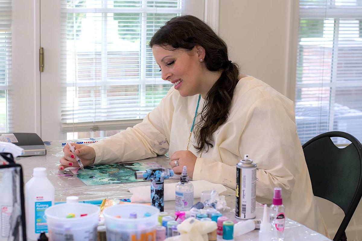 Woman Turns IVF Needles into Art During Infertility Journey, Now