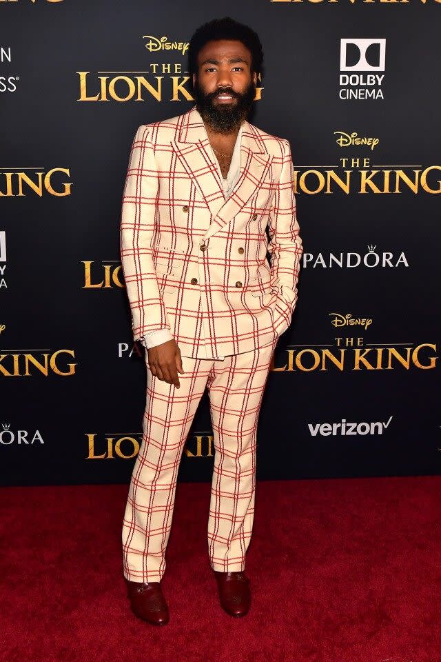 Donald Glover Lion King Premiere