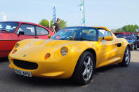 <p>Built in 1998, this Elise is from the third year of production and just qualified for Retro Rides’ criteria. Even if it hadn’t gone down in history as one of the best-handling small cars ever, those pint-sized supercar looks would have allowed it a place on this list of stand-out automobiles.</p>