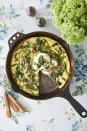 <p>Here's a vegetarian dish that busts the common misconception that meat-free food has no grit. Serve it for brunch or dinner and you're sure to leave guests feeling full and satisfied.</p><p><strong><a href="https://www.countryliving.com/food-drinks/a42434886/asparagus-frittata-with-burrata-and-herb-pesto-recipe/" rel="nofollow noopener" target="_blank" data-ylk="slk:Get the recipe for Asparagus Frittata with Burrata and Herb Pesto;elm:context_link;itc:0;sec:content-canvas" class="link ">Get the recipe for Asparagus Frittata with Burrata and Herb Pesto</a>.</strong></p>