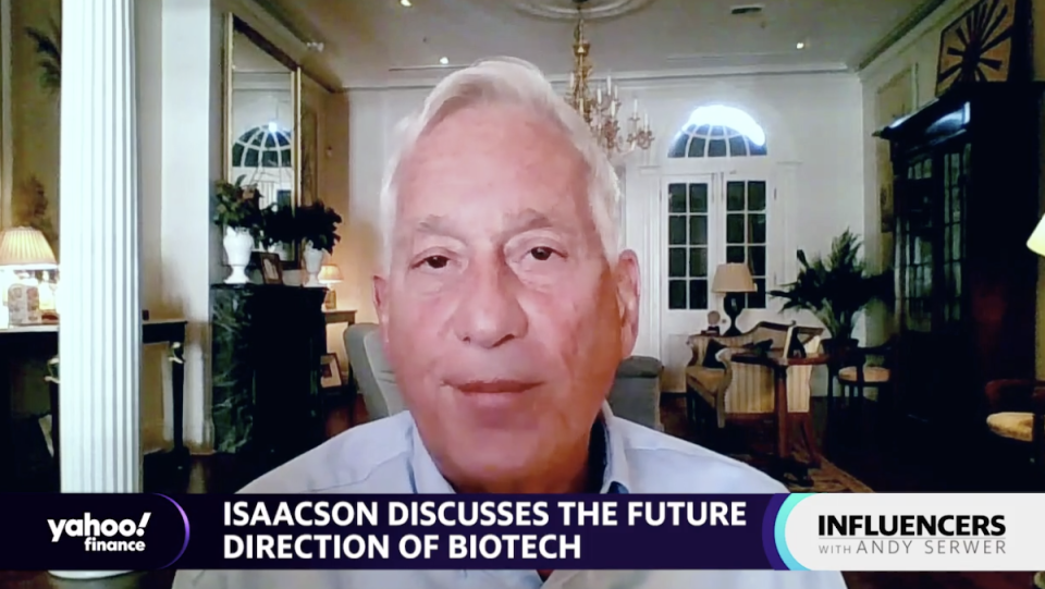Best-selling author Walter Isaacson speaks with Yahoo Finance Editor-in-Chief Andy Serwer on 
