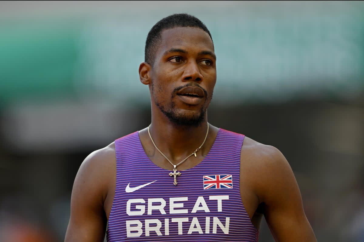 Zharnel Hughes will miss the European Championships in Rome (Getty Images)