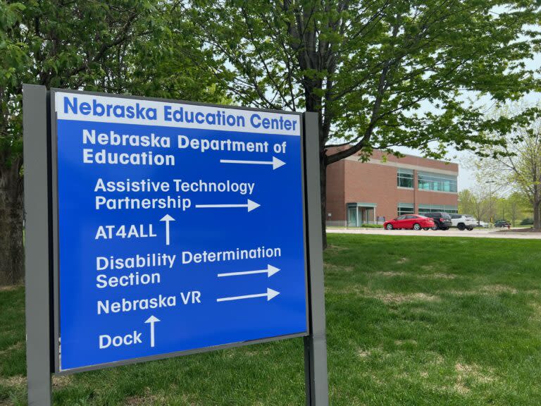 The new home of the Nebraska Department of Education in east Lincoln. (Aaron Sanderford/Nebraska Examiner)