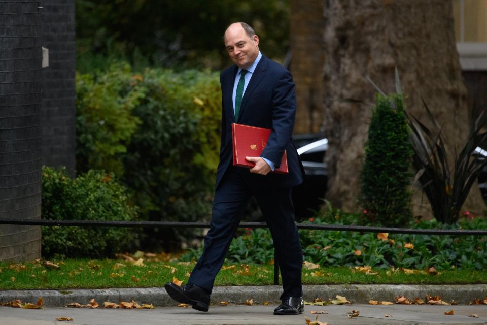 British Defence Secretary Ben Wallace arrives ahead of the weekly Cabinet meeting at Downing Street (Getty Images)