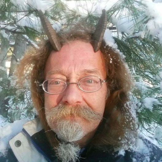 Pagan: Phelan MoonSong wears horns for religious reasons (Facebook/Phelan MoonSong)