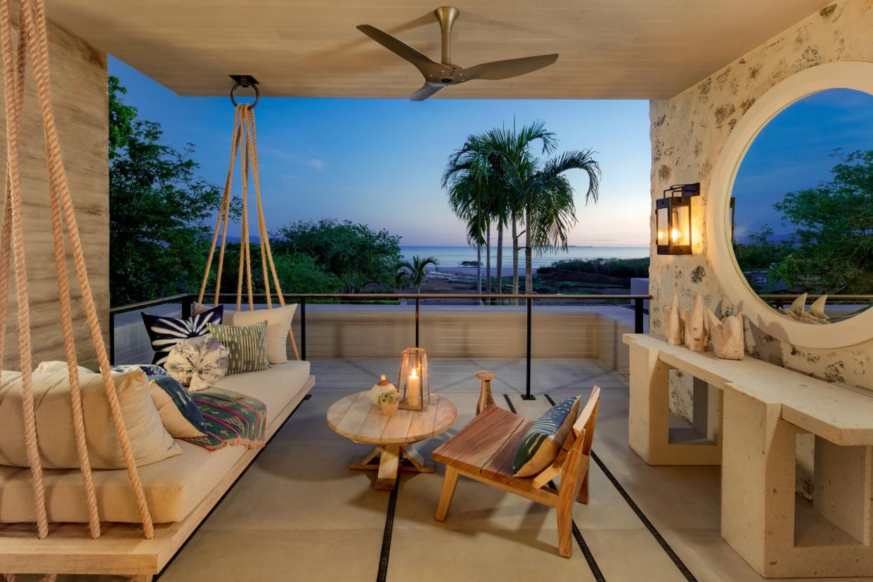 Model room interiors at Susurros del Corazón, Auberge Resorts Collection, Punta de Mita