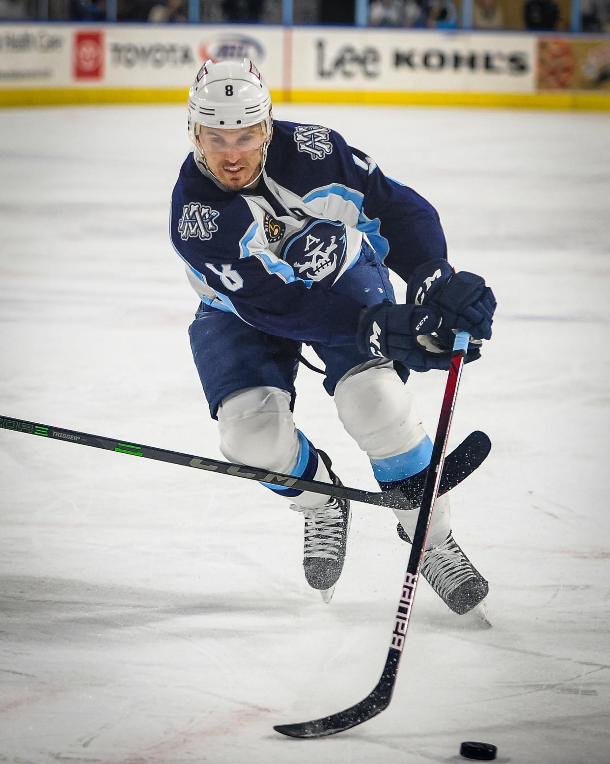 Veteran defenseman Matt Tennyson landed in Milwaukee this season after signing as a free agent with the Admirals' NHL parent club, the Nashville Predators,.