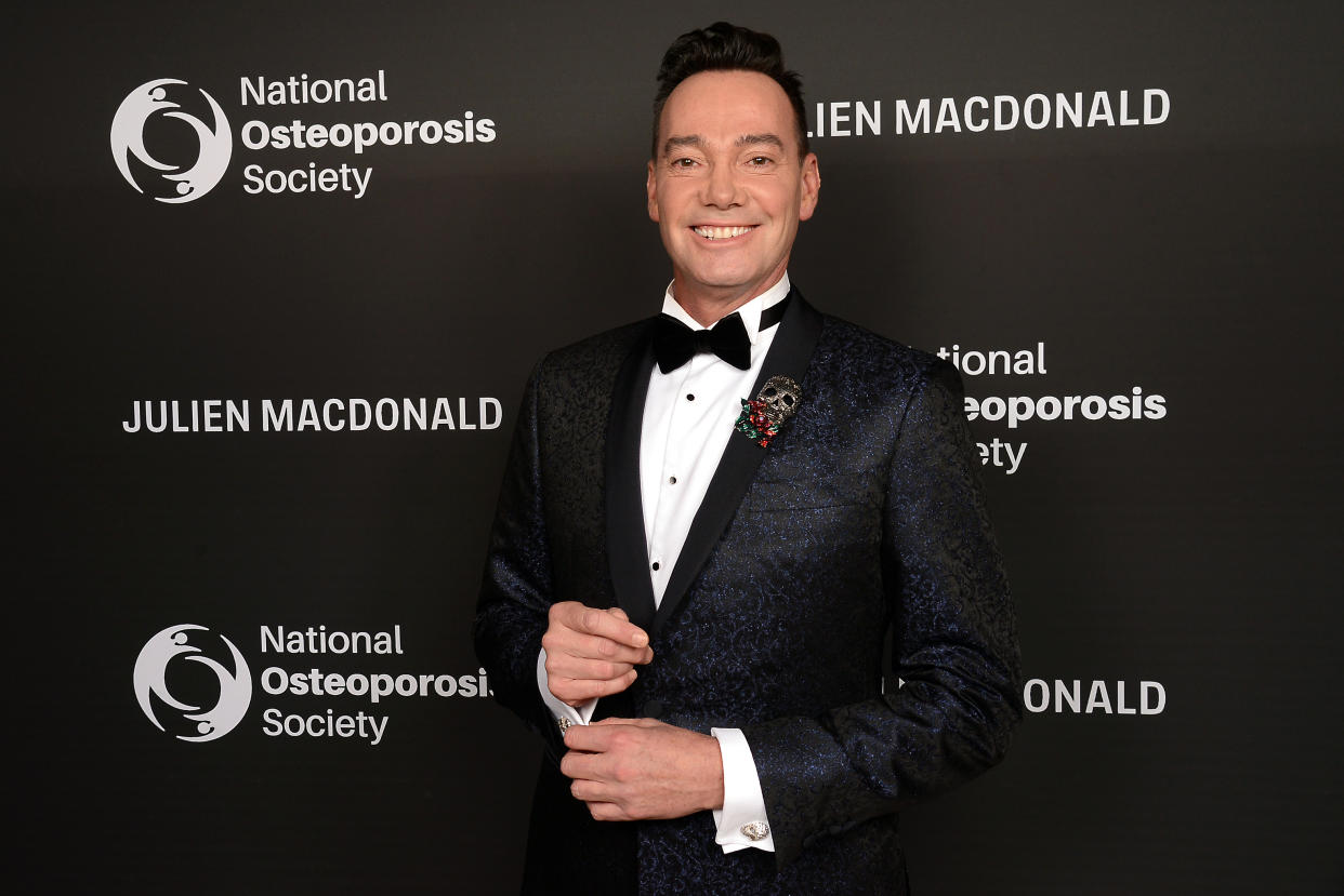 LONDON, ENGLAND - NOVEMBER 21:  Craig Revel Horwood attends the Julien Macdonald Fashion Show for National Osteoporosis Society at Lancaster House on November 21, 2018 in London, England. (Photo by Dave J Hogan/Dave J Hogan/Getty Images for the National Osteoporosis Society)