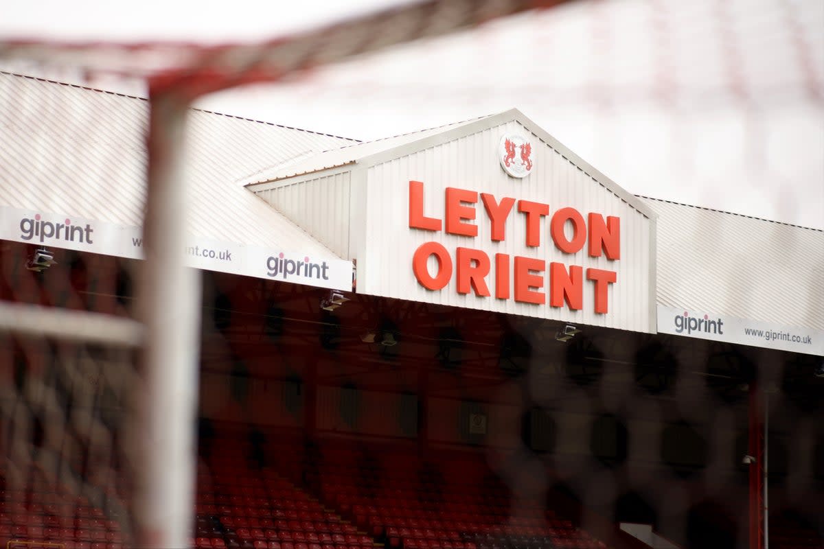 Leyton Orient were leading Lincoln 1-0 when the match was suspended and later abandoned (The FA via Getty Images)