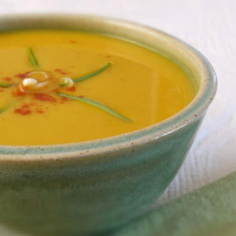 Curried butternut squash soup