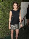 <p>Kristen Stewart wearing Sally LaPointe for a fashion event in LA, January 2016</p>