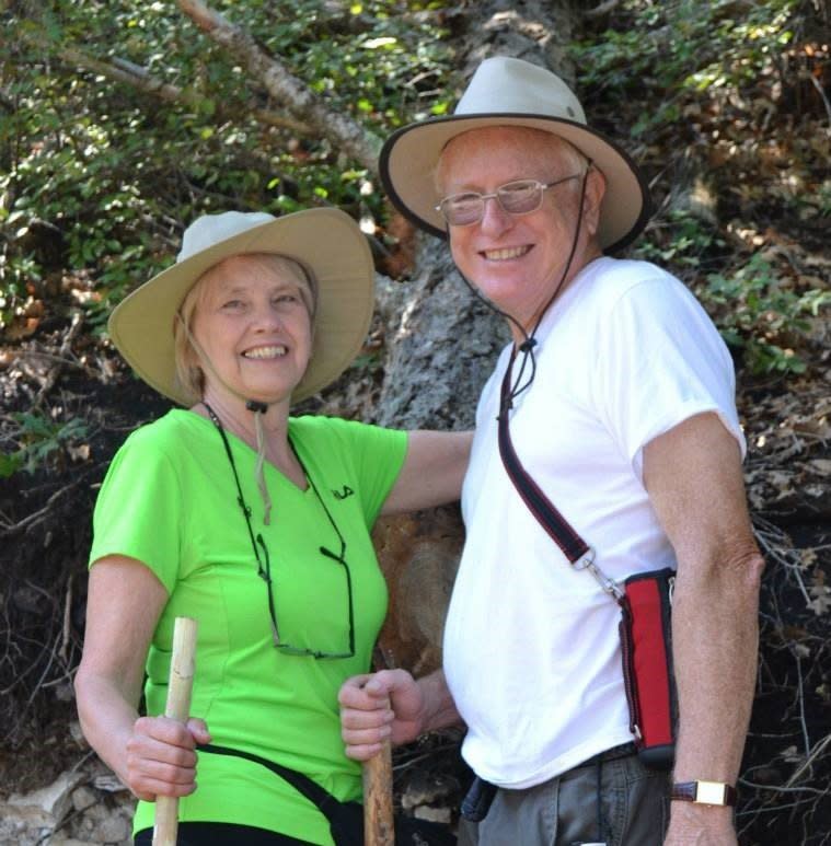 The author and her husband. (Photo: Susan Adcox)