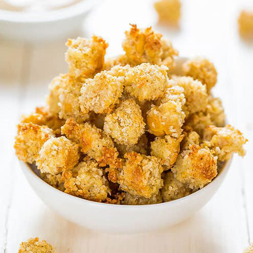 PARMESAN CHICKPEA TOTS