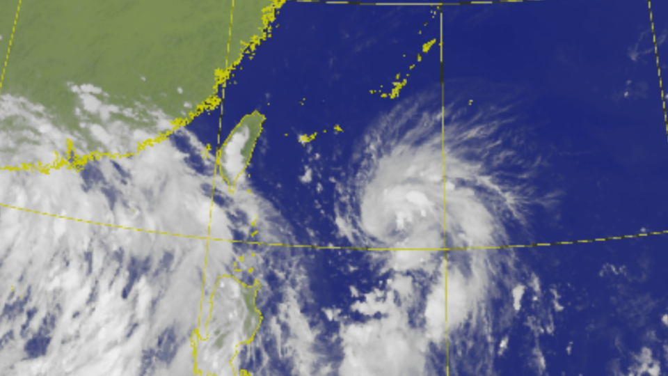 第3號颱風辛樂克確定生成。（圖／中央氣象局）