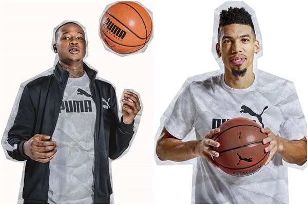 NBA球星Danny Green(右)、Terry Rozier26日來台。官方提供