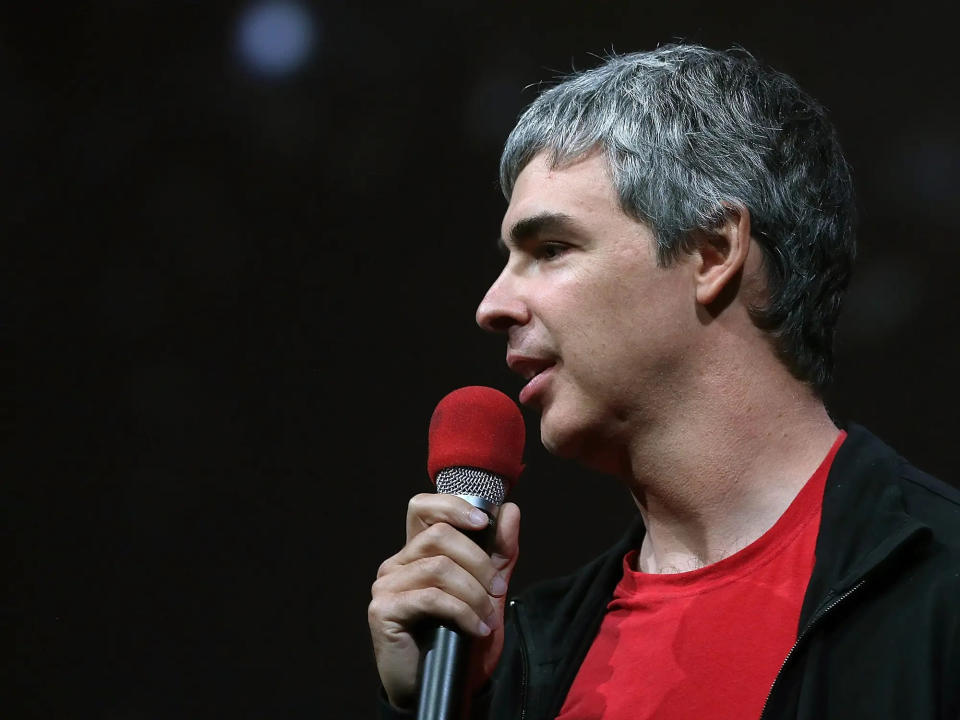 Larry Page, der Mitgründer von Google, und Strippenlenker bei Kittyhawk - Copyright: Getty / Justin Sullivan
