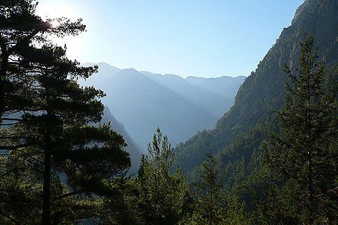 A view of Samaria Gorge, Crete. Photo: Alistair Young/Flickr