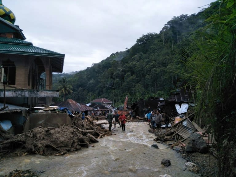 Dozens of houses have also been destroyed by floods and landslides