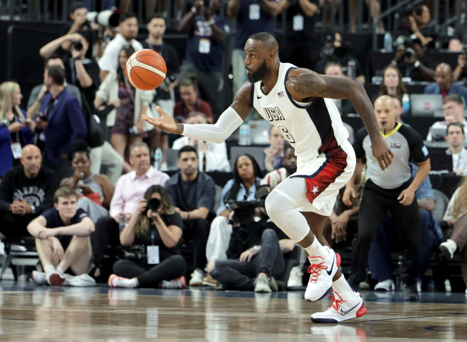 LeBron James。（Photo by Ethan Miller/Getty Images）