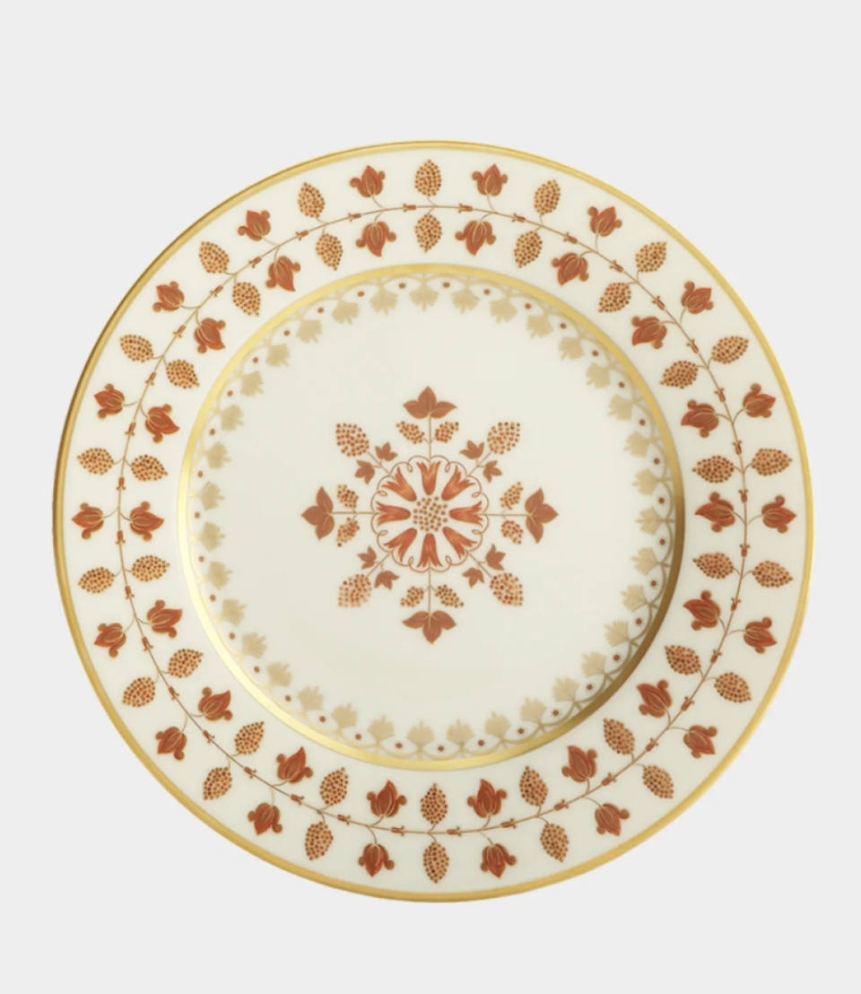 <p><a href="https://housesandparties.com/collections/dishes/products/set-of-5pc-place-setting-matignon-rust" rel="nofollow noopener" target="_blank" data-ylk="slk:Shop Now;elm:context_link;itc:0;sec:content-canvas" class="link ">Shop Now</a></p><p>Matignon Dinner Set</p><p>housesandparties.com</p><p>$1016.00</p>