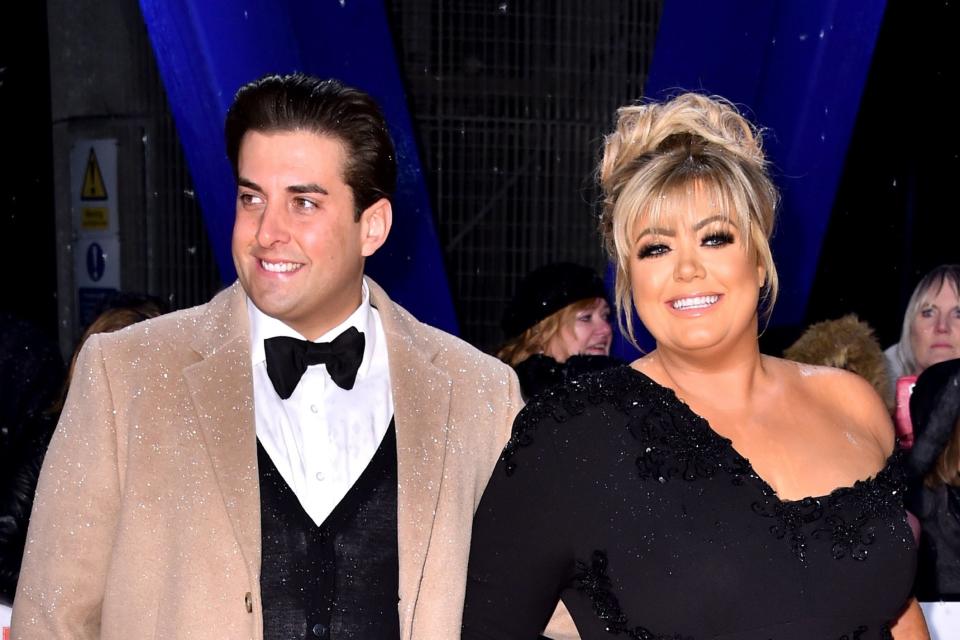 Health kick: Gemma Collins and boyfriend James Argent are embracing a healthier lifestyle (PA)