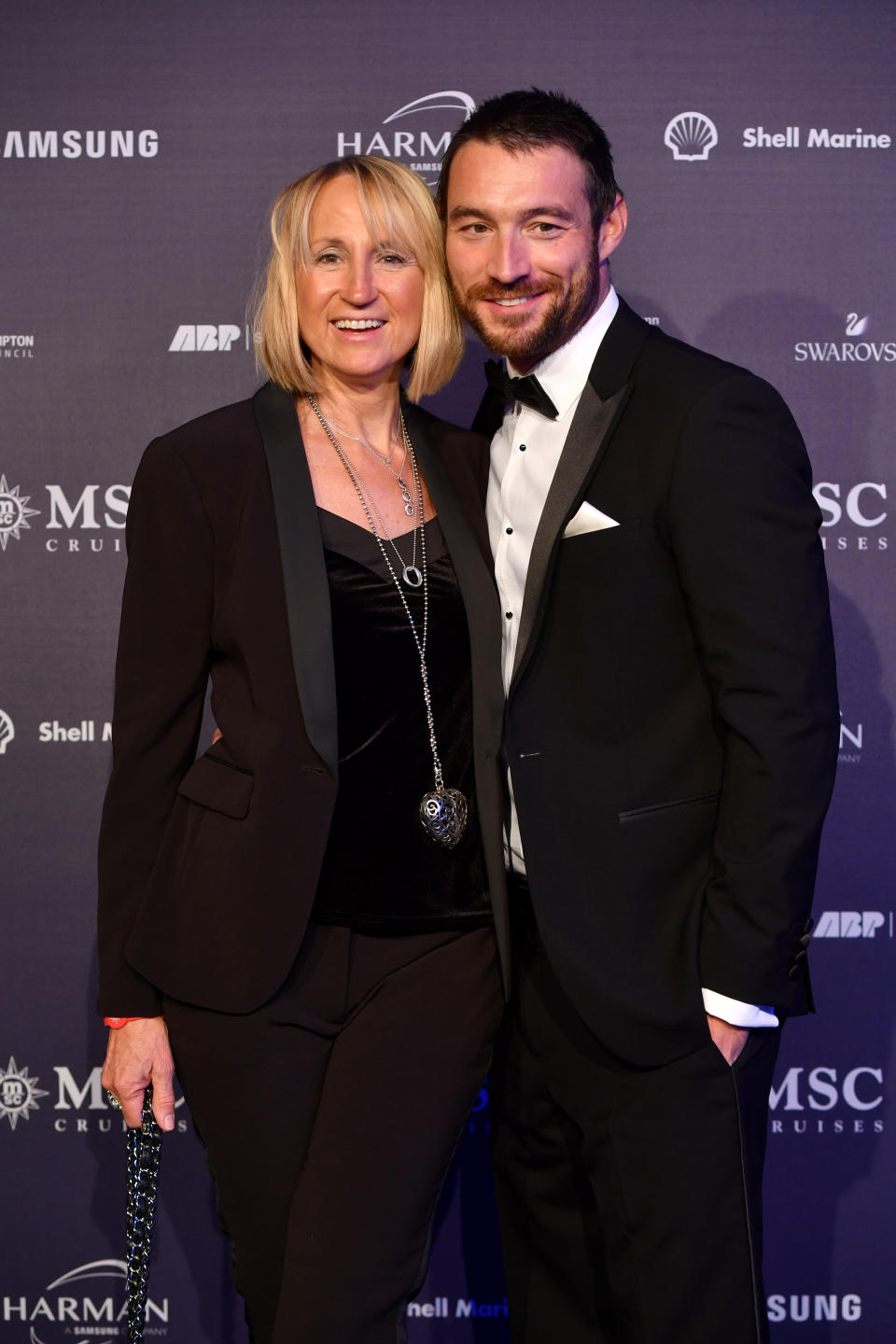Carol McGiffin and Mark Cassidy attends the MSC Bellisima Naming Ceremony on March 02, 2019 in Southampton, England. (Photo by Anthony Devlin/Getty Images for MSC Bellissima)